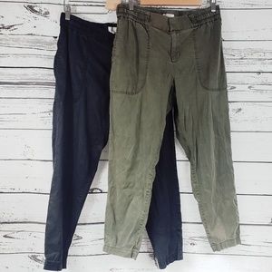 Lou & Grey pants size M very soft 2 pairs